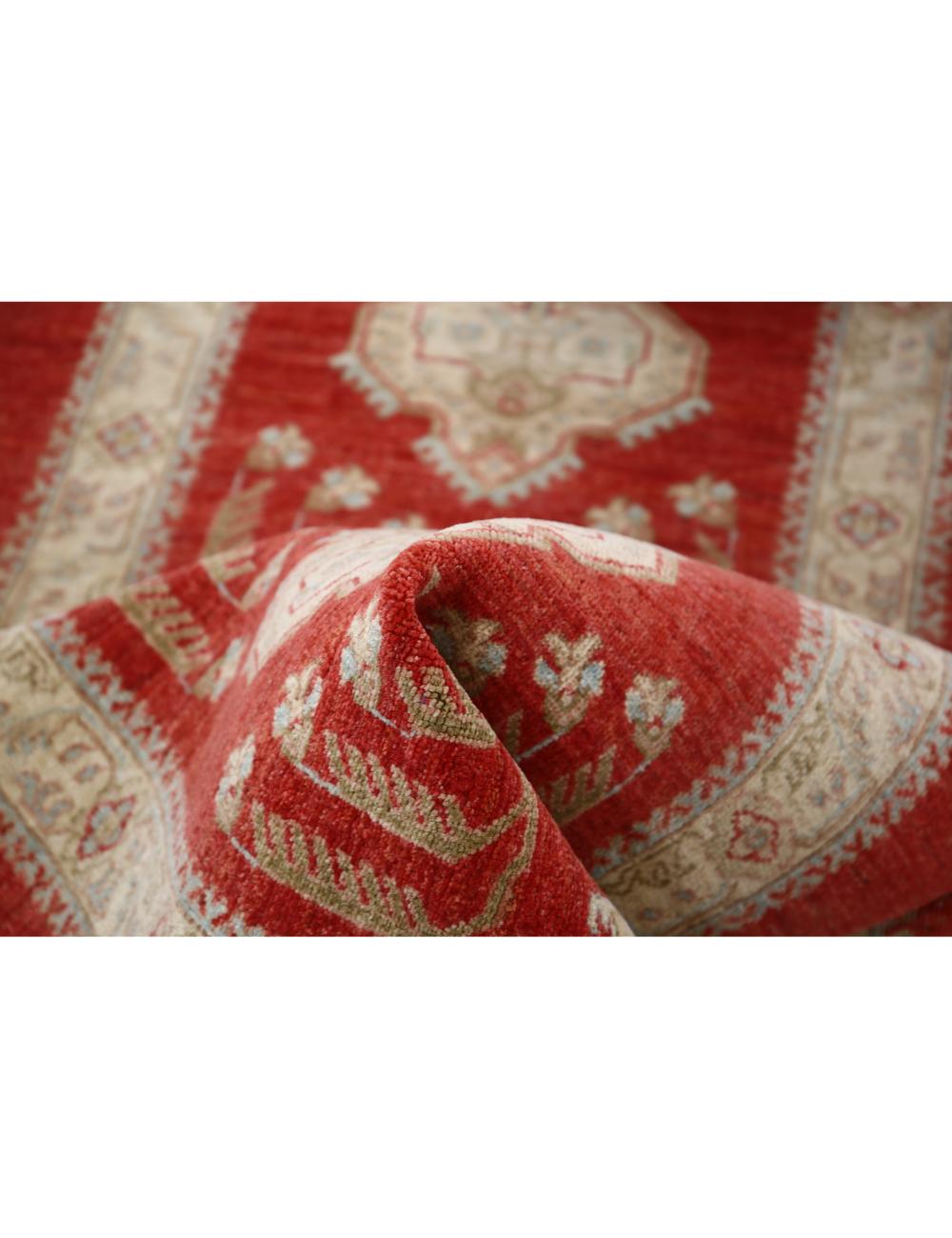 Afghan Ziegler Rug 2' 8" x 6' 6" Hand-Knotted | No. AT92988