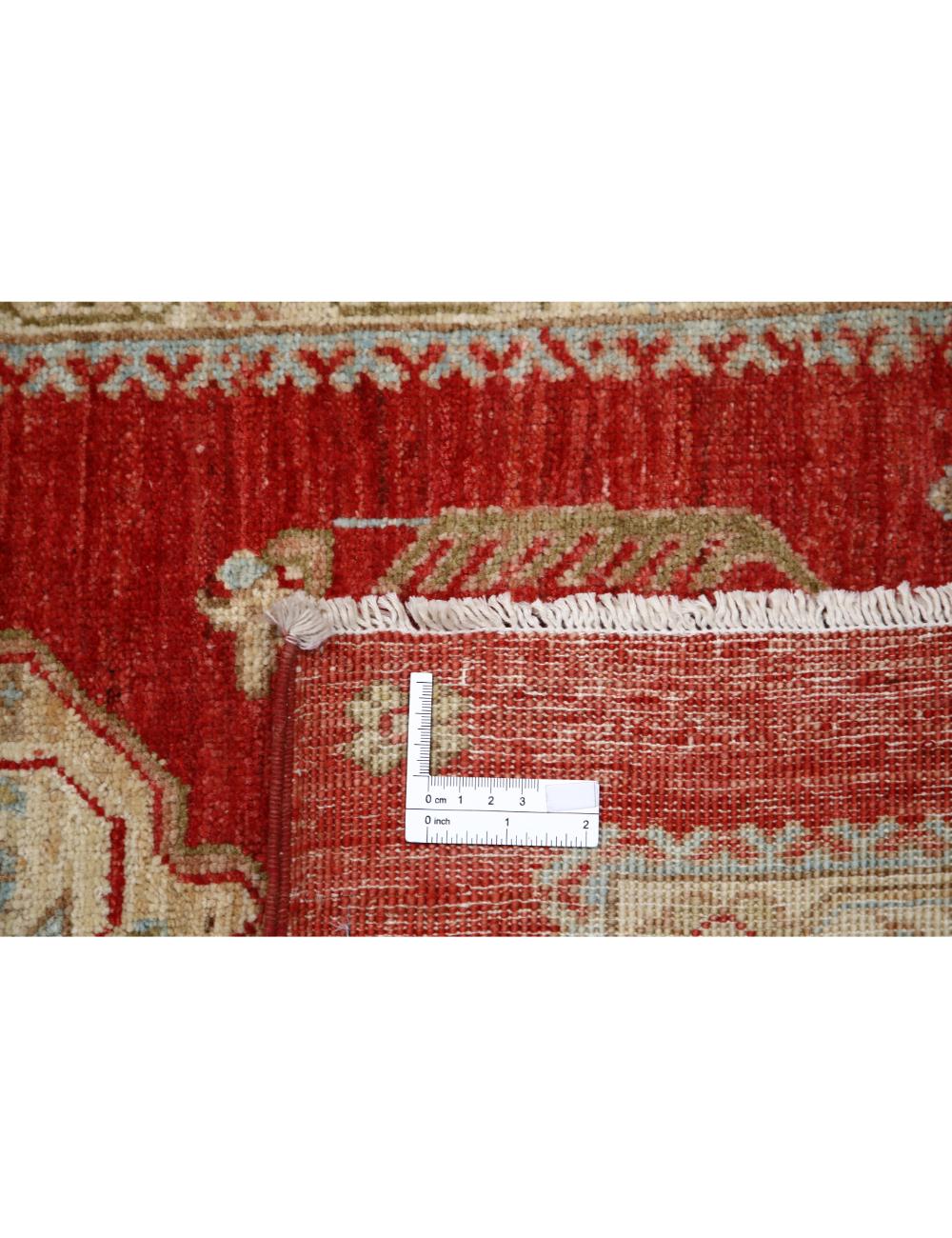 Afghan Ziegler Rug 2' 8" x 6' 6" Hand-Knotted | No. AT92988