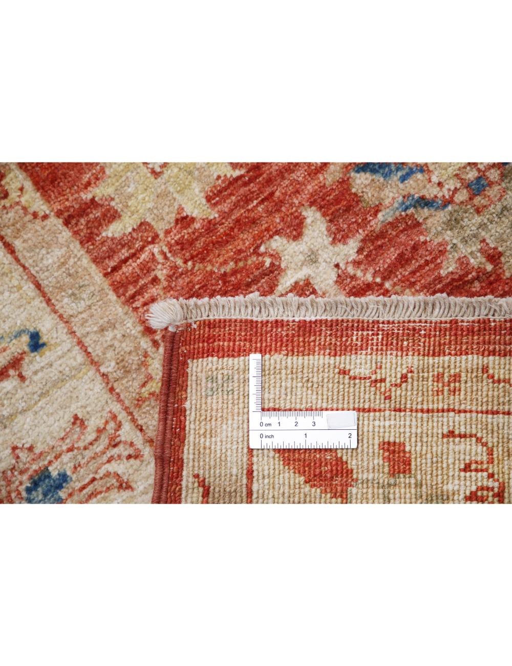 Afghan Ziegler Rug 2' 7" x 3' 9" Hand-Knotted | No. AT70205