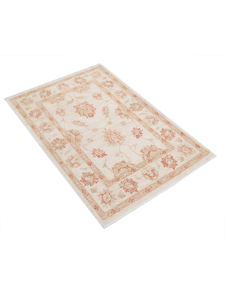 Afghan Ziegler Rug 2' 8" x 3' 10" Hand-Knotted | No. AT76089