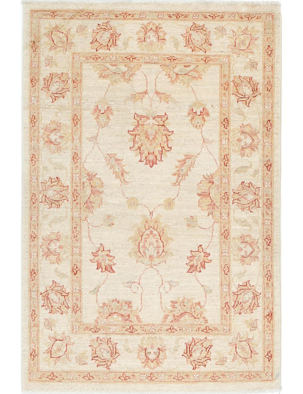 Hand Knotted Ziegler Farhan Wool Rug 2' 8" x 3' 10" - No. AT76089