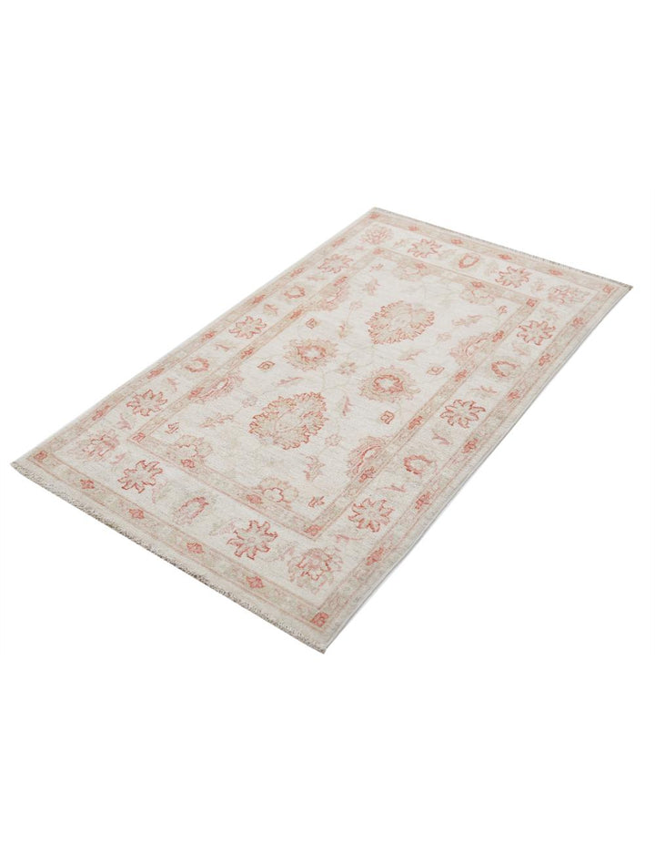 Afghan Ziegler Rug 2' 7" x 4' 3" Hand-Knotted | No. AT57088