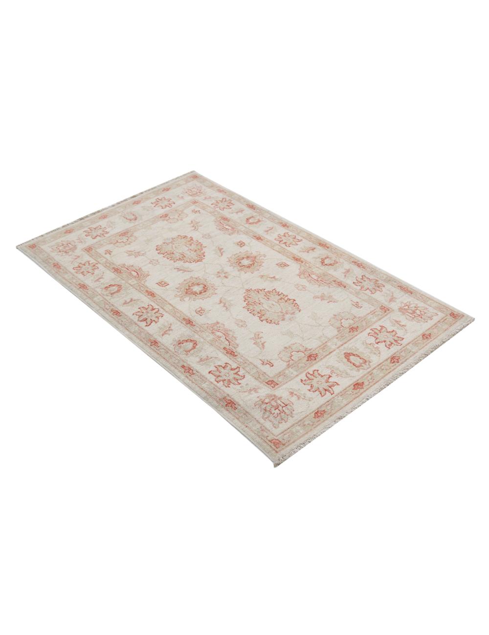 Afghan Ziegler Rug 2' 7" x 4' 3" Hand-Knotted | No. AT57088