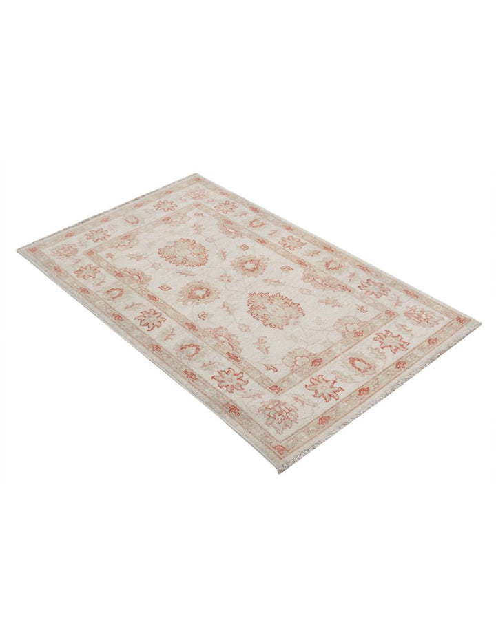 Afghan Ziegler Rug 2' 7" x 4' 3" Hand-Knotted | No. AT57088