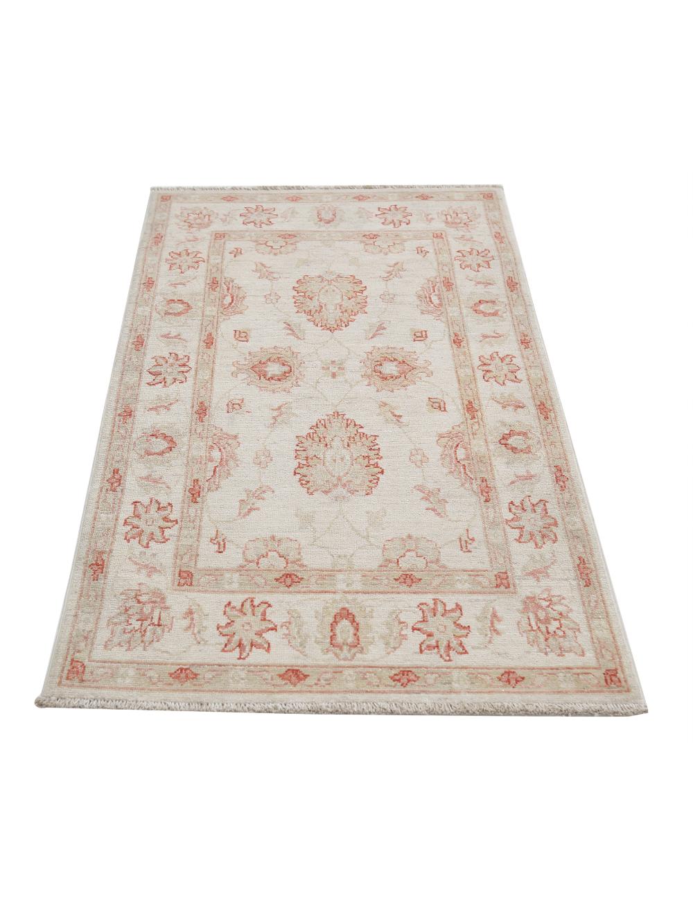 Afghan Ziegler Rug 2' 7" x 4' 3" Hand-Knotted | No. AT57088