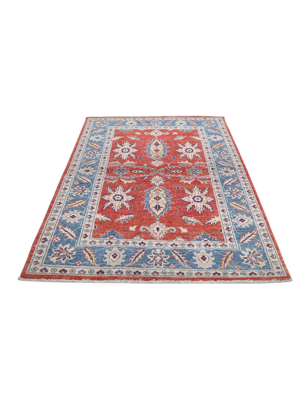 Afghan Ziegler Farhan Rug 3' 4" x 5' 0" Hand-Knotted | No. AT74888