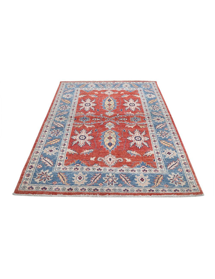 Afghan Ziegler Farhan Rug 3' 4" x 5' 0" Hand-Knotted | No. AT74888