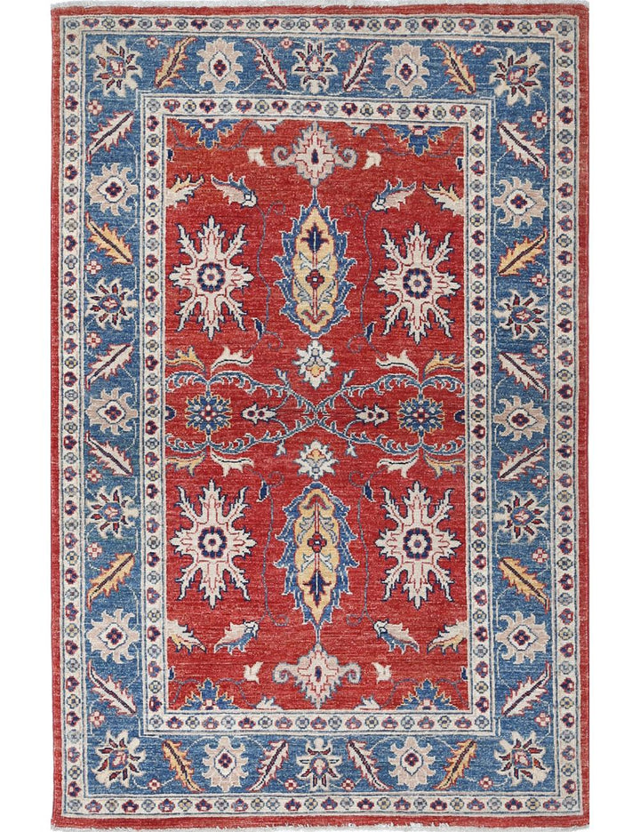 Afghan Ziegler Farhan Rug 3' 4" x 5' 0" Hand-Knotted