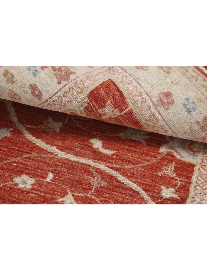 Afghan Ziegler Rug 2' 8" x 4' 7" Hand-Knotted | No. AT22110