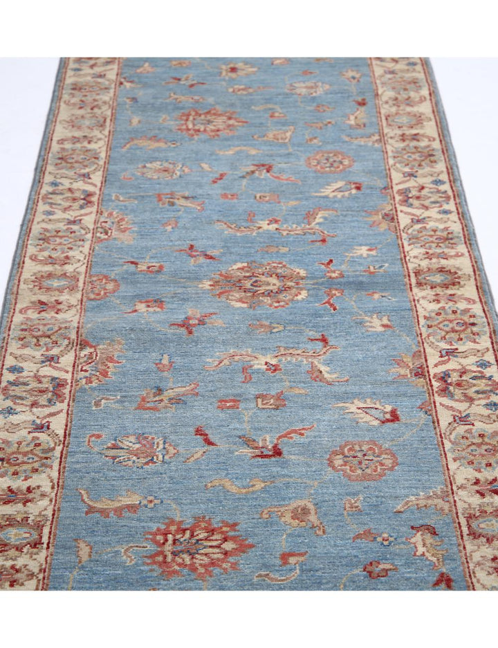 Afghan Ziegler Rug 2' 6" x 9' 9" Hand-Knotted | No. AT65844