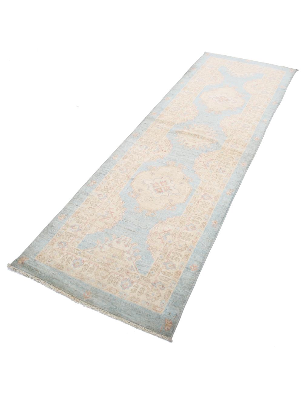 Afghan Ziegler Rug 2' 7" x 8' 0" Hand-Knotted | No. AT50867