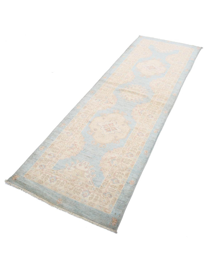 Afghan Ziegler Rug 2' 7" x 8' 0" Hand-Knotted | No. AT50867