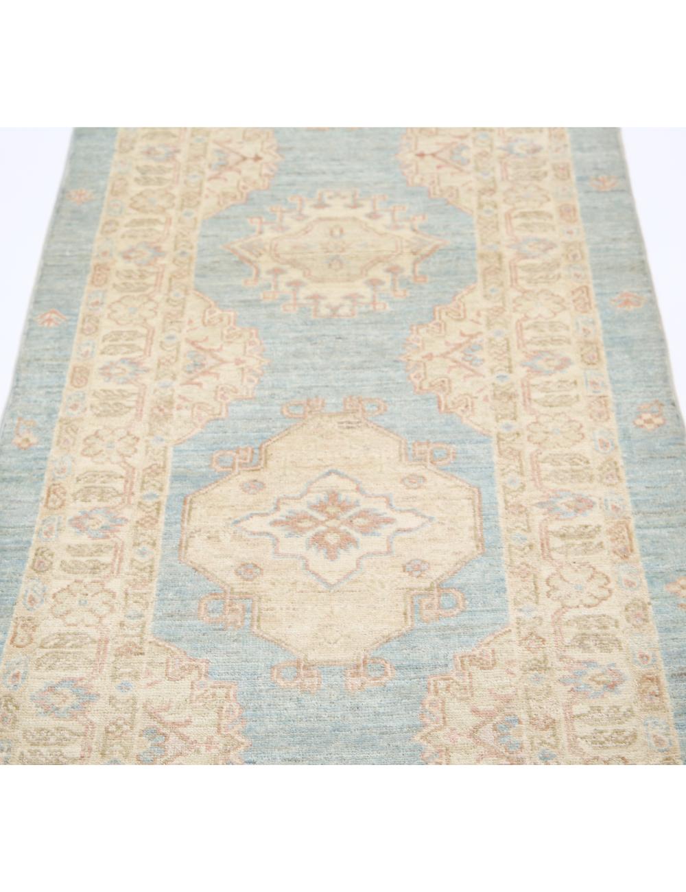 Afghan Ziegler Rug 2' 7" x 8' 0" Hand-Knotted | No. AT50867