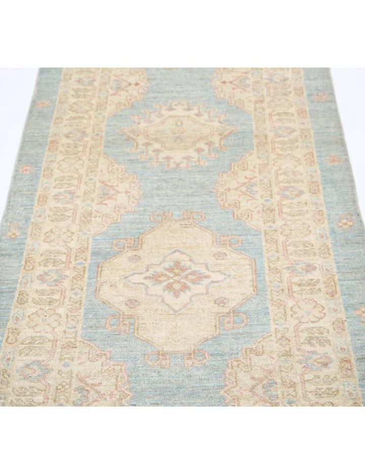 Afghan Ziegler Rug 2' 7" x 8' 0" Hand-Knotted | No. AT50867
