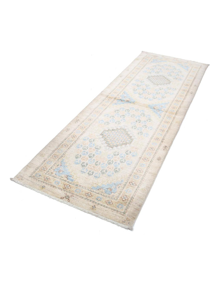 Afghan Ziegler Rug 2' 9" x 8' 0" Hand-Knotted | No. AT68781