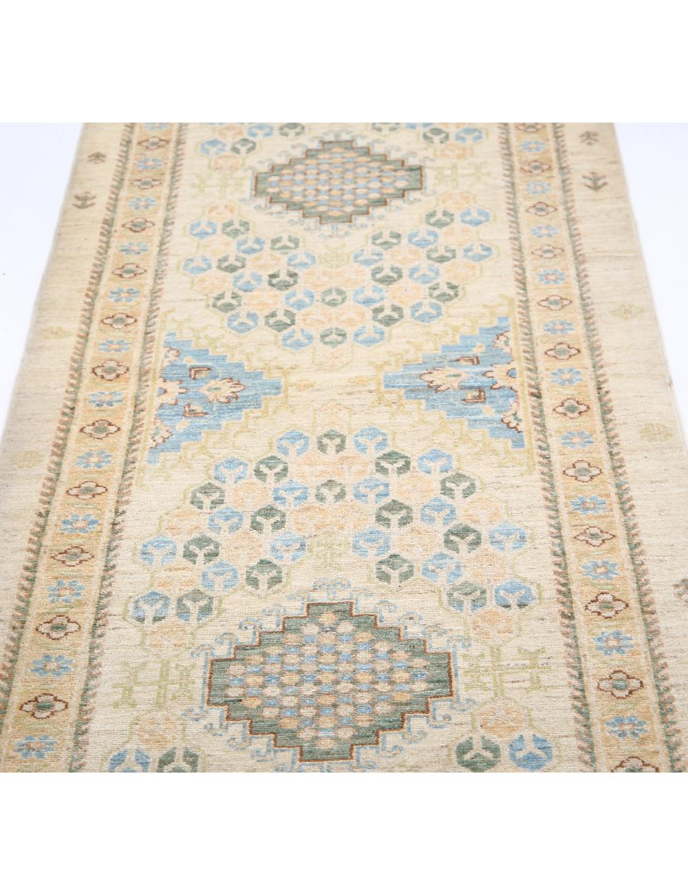 Afghan Ziegler Rug 2' 9" x 8' 0" Hand-Knotted | No. AT68781