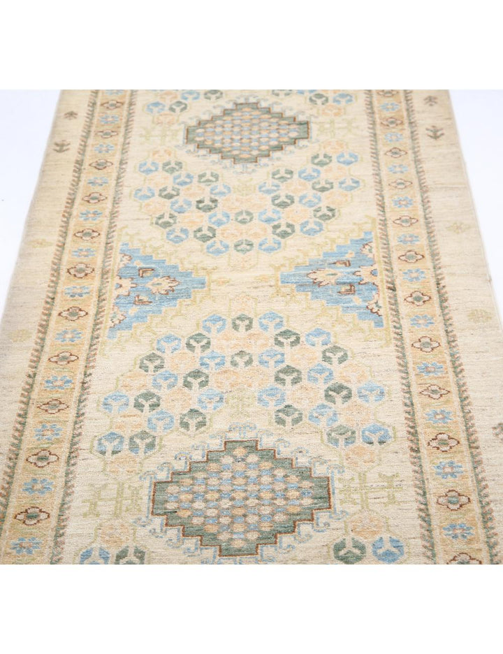 Afghan Ziegler Rug 2' 9" x 8' 0" Hand-Knotted | No. AT68781