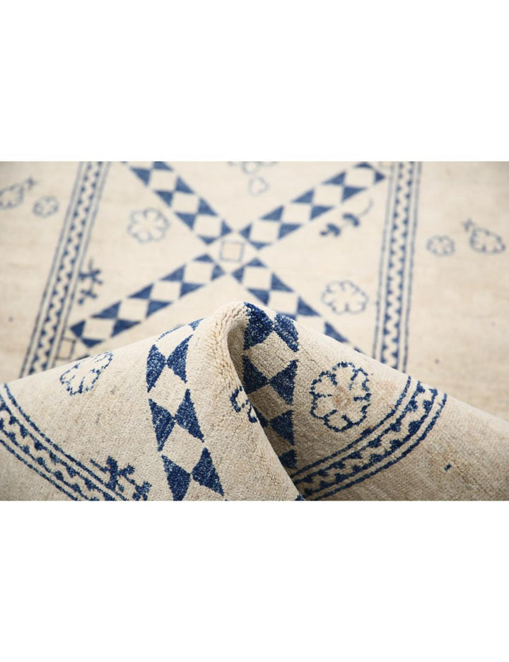 Afghan Ziegler Rug 2' 6" x 9' 11" Hand-Knotted | No. AT20780