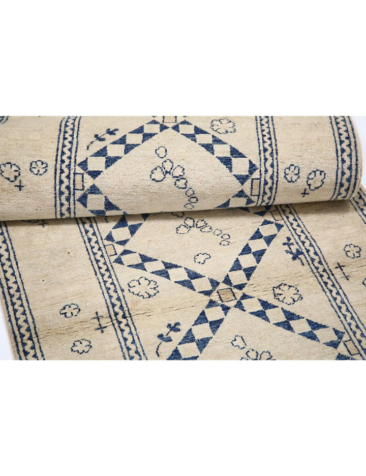 Afghan Ziegler Rug 2' 6" x 9' 11" Hand-Knotted | No. AT20780
