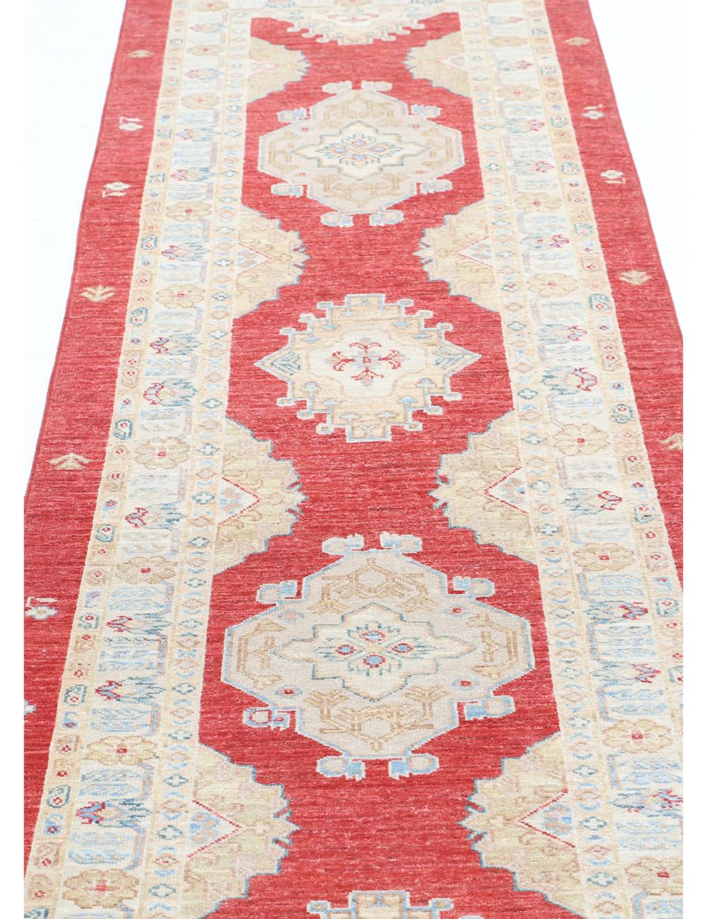 Afghan Ziegler Rug 2' 8" x 7' 9" Hand-Knotted | No. AT28817