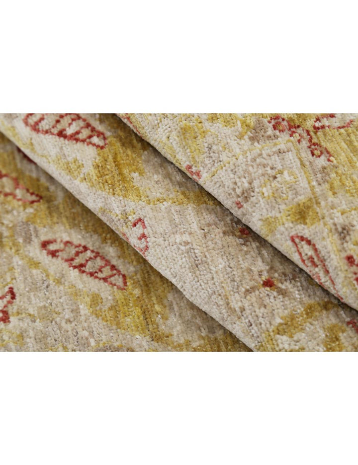 Afghan Ziegler Rug 3' 1" x 9' 8" Hand-Knotted | No. AT21695
