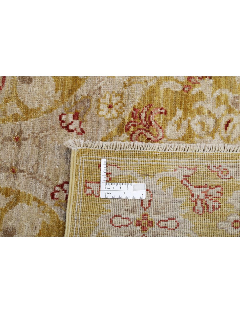 Afghan Ziegler Rug 3' 1" x 9' 8" Hand-Knotted | No. AT21695