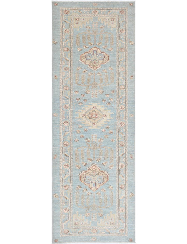 Hand Knotted Ziegler Farhan Wool Rug 2' 8" x 8' 2" - No. AT54841
