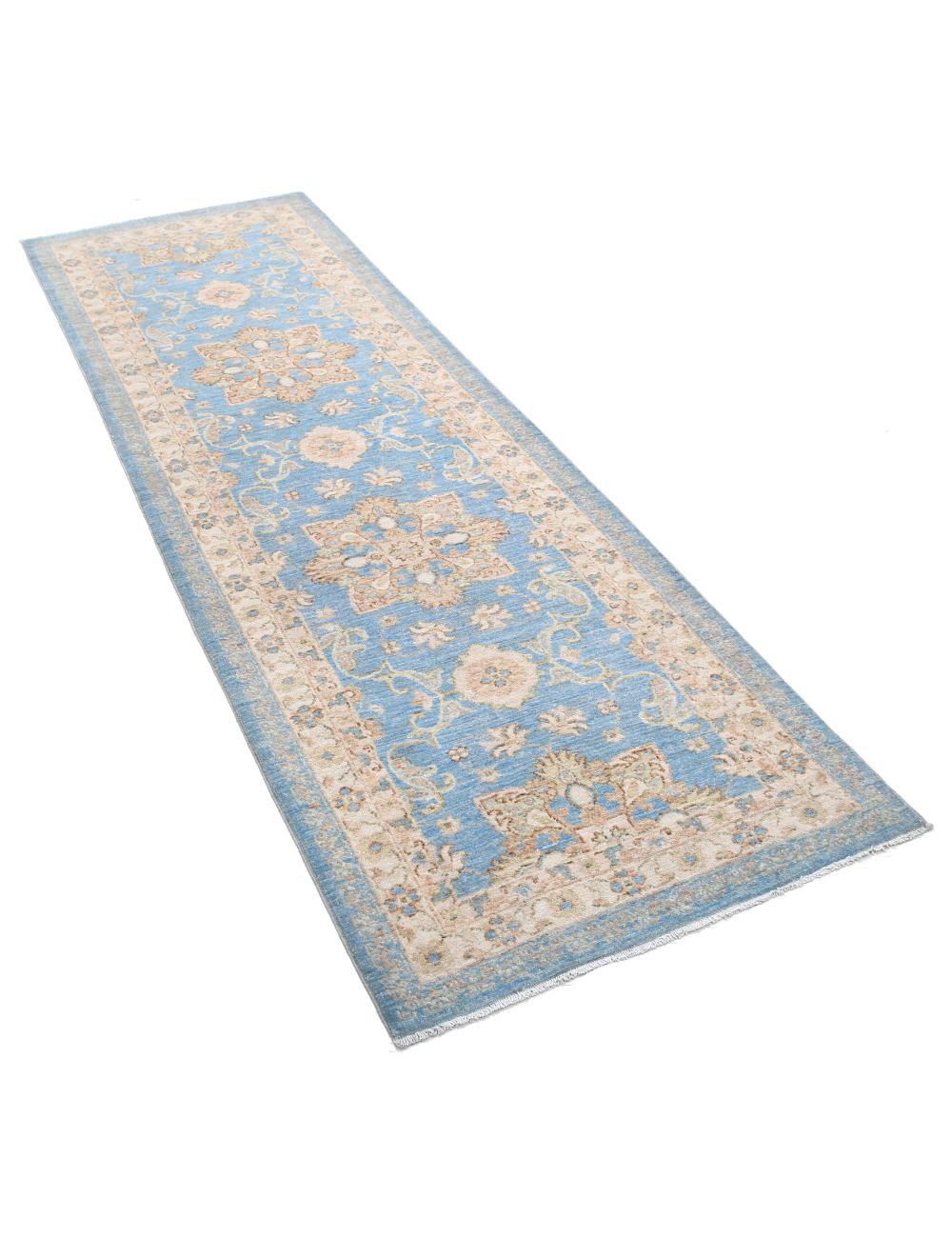 Afghan Ziegler Farhan Rug 2' 9" x 8' 0" Hand-Knotted | No. AT67788