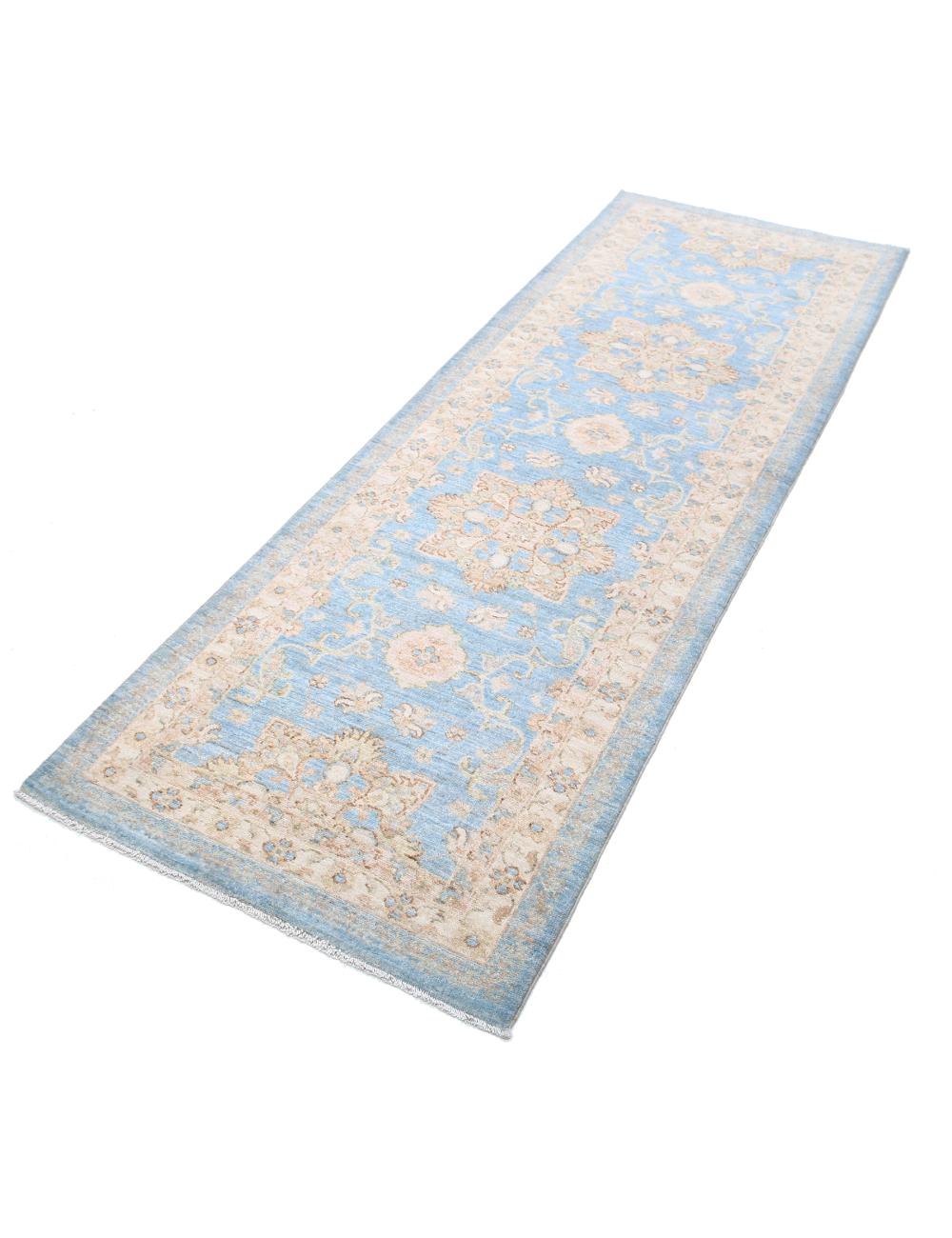 Afghan Ziegler Farhan Rug 2' 9" x 8' 0" Hand-Knotted | No. AT67788