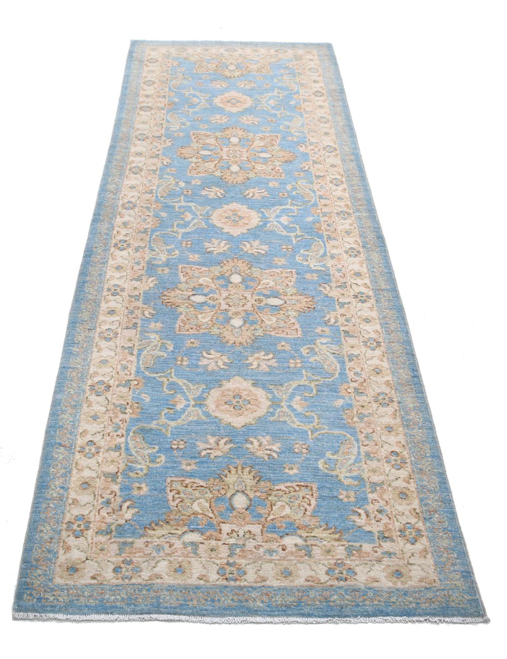 Afghan Ziegler Farhan Rug 2' 9" x 8' 0" Hand-Knotted | No. AT67788
