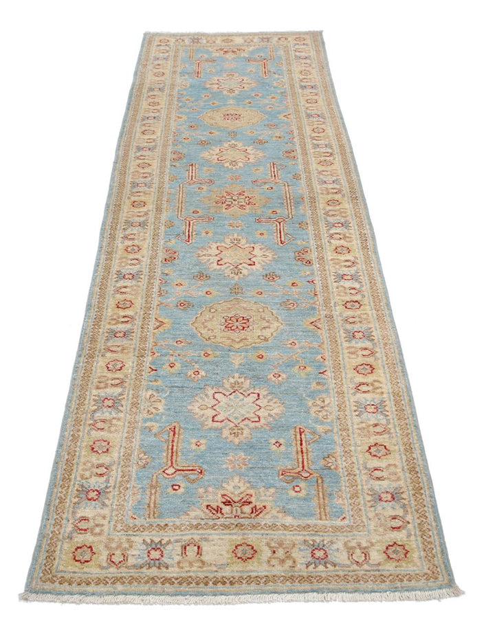 Afghan Ziegler Rug 2'7" x 7'11" Hand-Knotted | No. AT36089