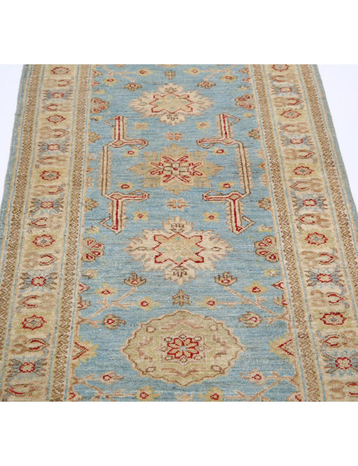 Afghan Ziegler Rug 2'7" x 7'11" Hand-Knotted | No. AT36089