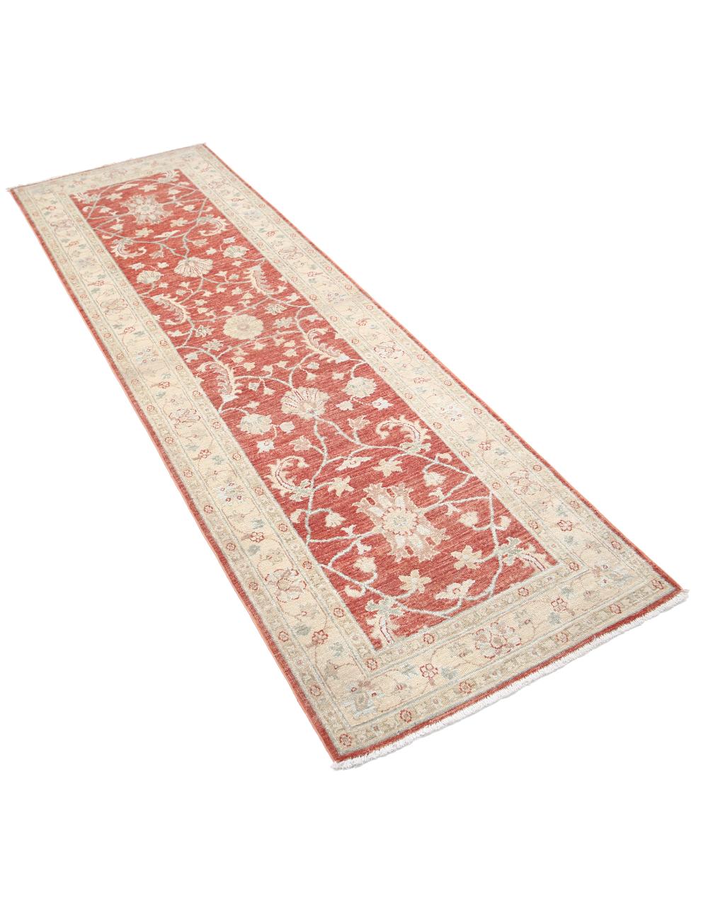 Afghan Ziegler Rug 2' 6" x 7' 11" Hand-Knotted | No. AT75095