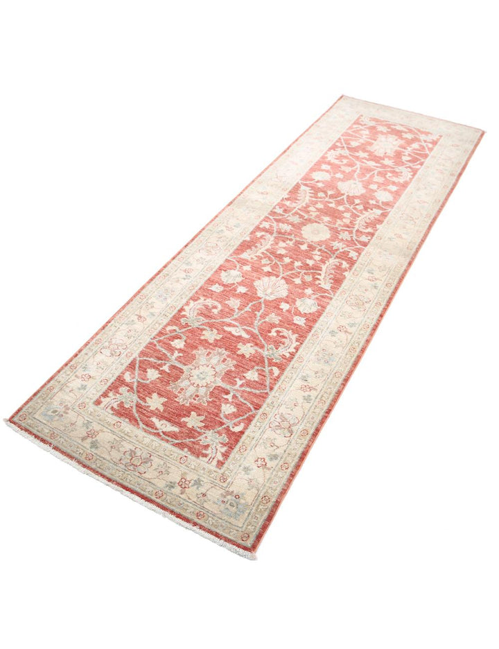 Afghan Ziegler Rug 2' 6" x 7' 11" Hand-Knotted | No. AT75095