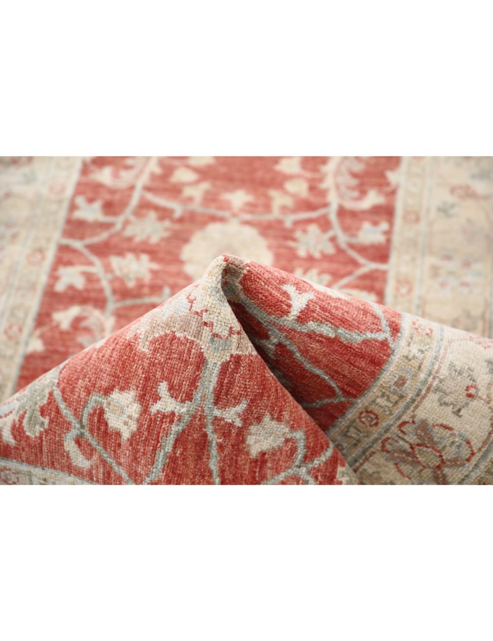 Afghan Ziegler Rug 2' 6" x 7' 11" Hand-Knotted | No. AT75095