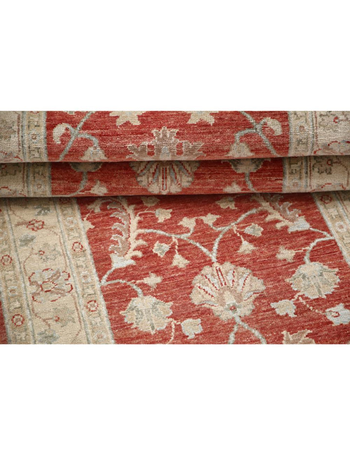 Afghan Ziegler Rug 2' 6" x 7' 11" Hand-Knotted | No. AT75095