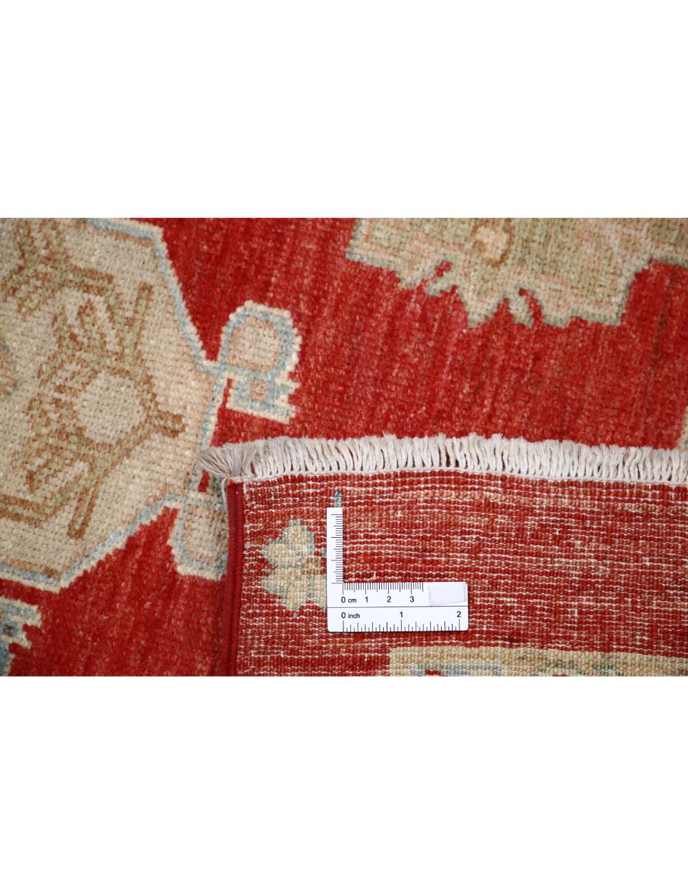 Afghan Ziegler Rug 2' 8" x 7' 9" Hand-Knotted | No. AT11083