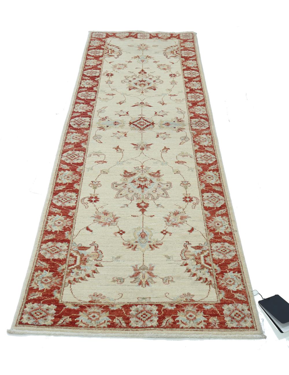 Afghan Ziegler Rug 2' 5" x 7' 10" Hand-Knotted | No. AT32405