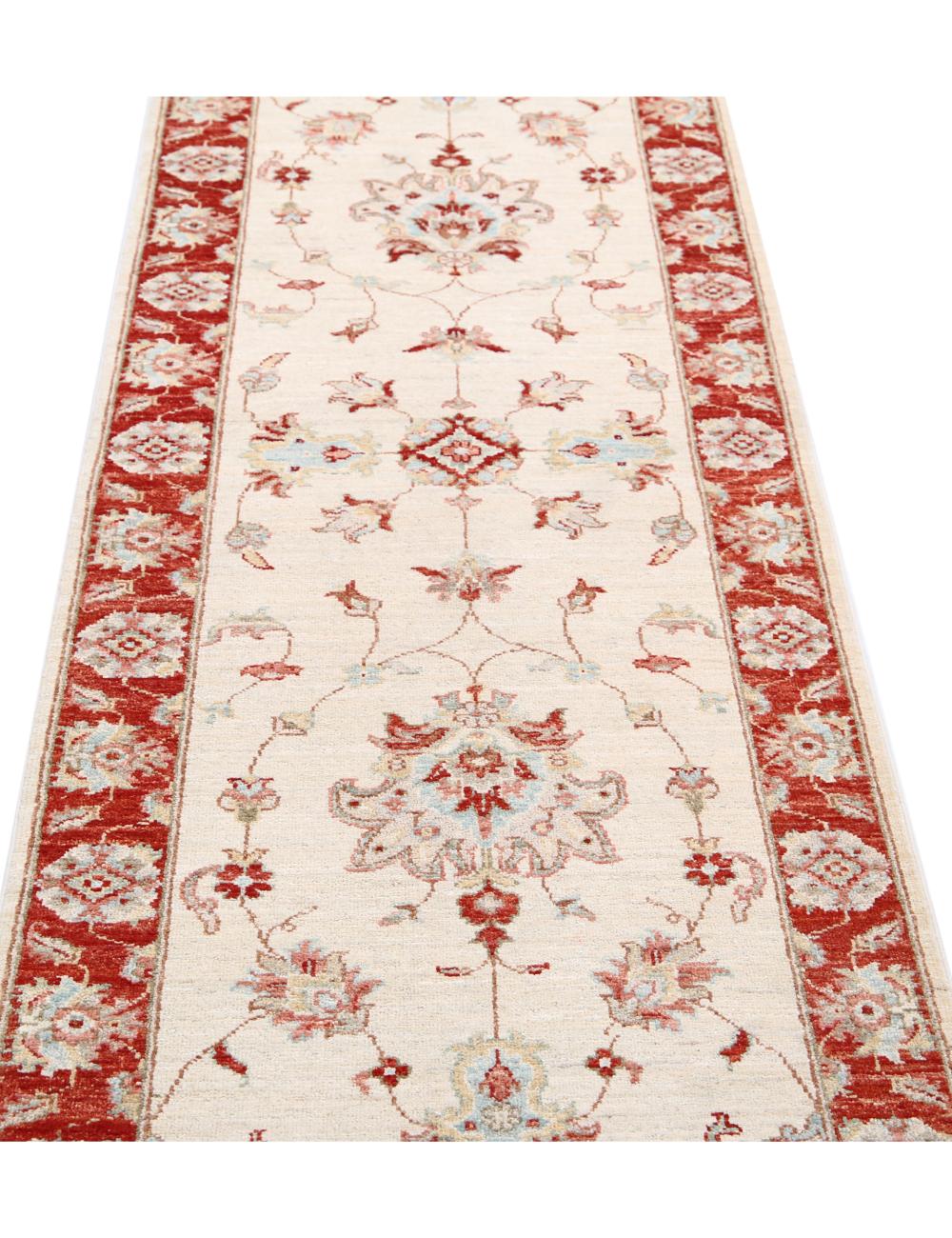 Afghan Ziegler Rug 2' 5" x 7' 10" Hand-Knotted | No. AT32405