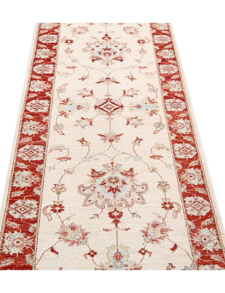 Afghan Ziegler Rug 2' 5" x 7' 10" Hand-Knotted | No. AT32405