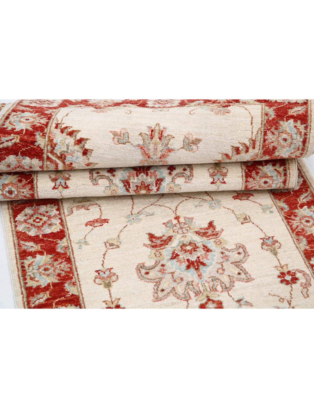 Afghan Ziegler Rug 2' 5" x 7' 10" Hand-Knotted | No. AT32405