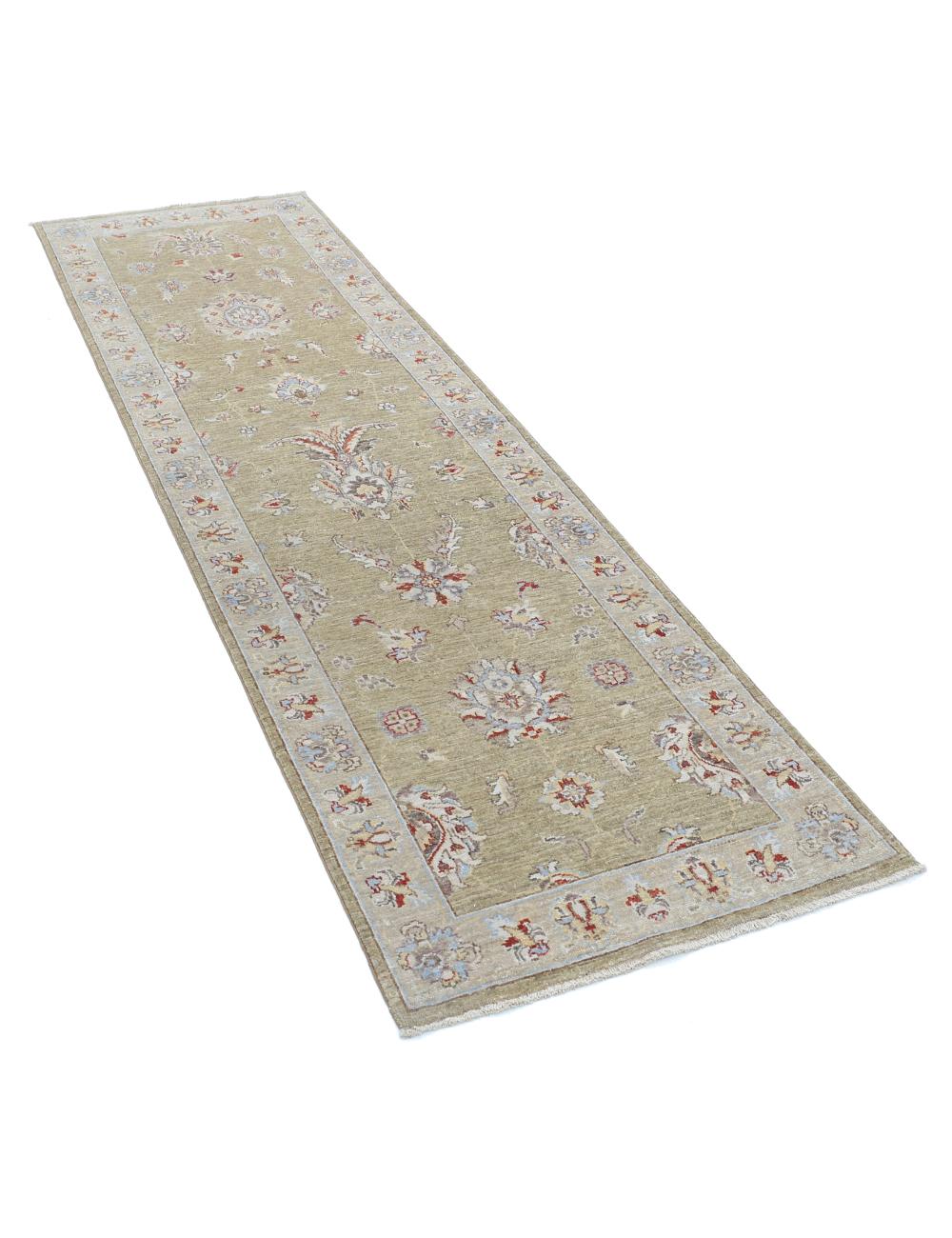 Afghan Ziegler Rug 2' 6" x 8' 0" Hand-Knotted | No. AT95922