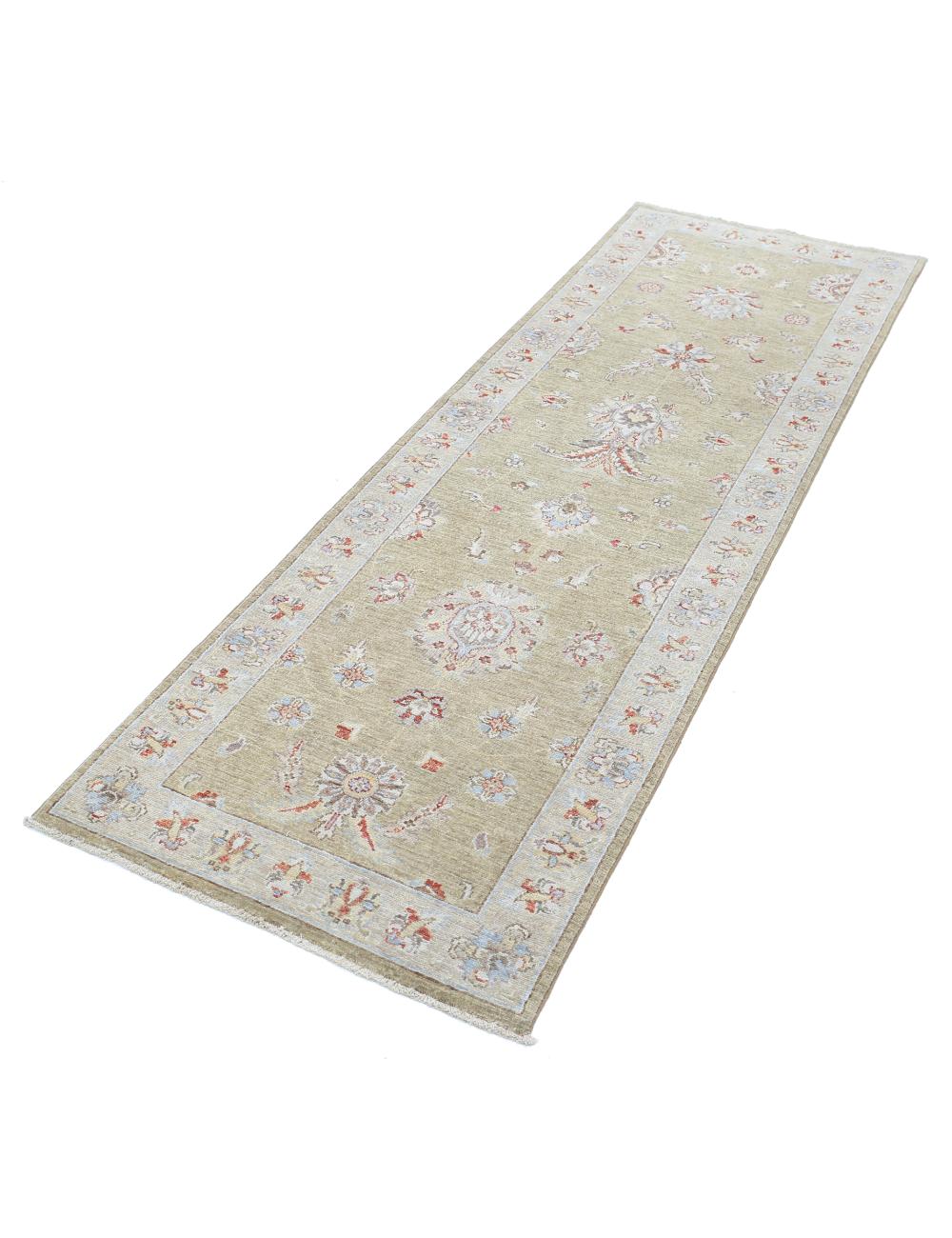 Afghan Ziegler Rug 2' 6" x 8' 0" Hand-Knotted | No. AT95922