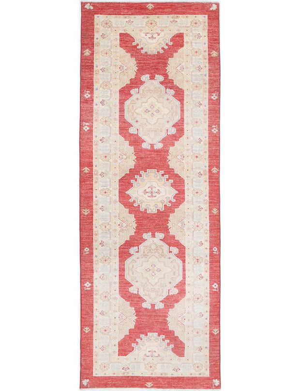 Hand Knotted Ziegler Farhan Wool Rug 2' 7" x 7' 7" - No. AT23578