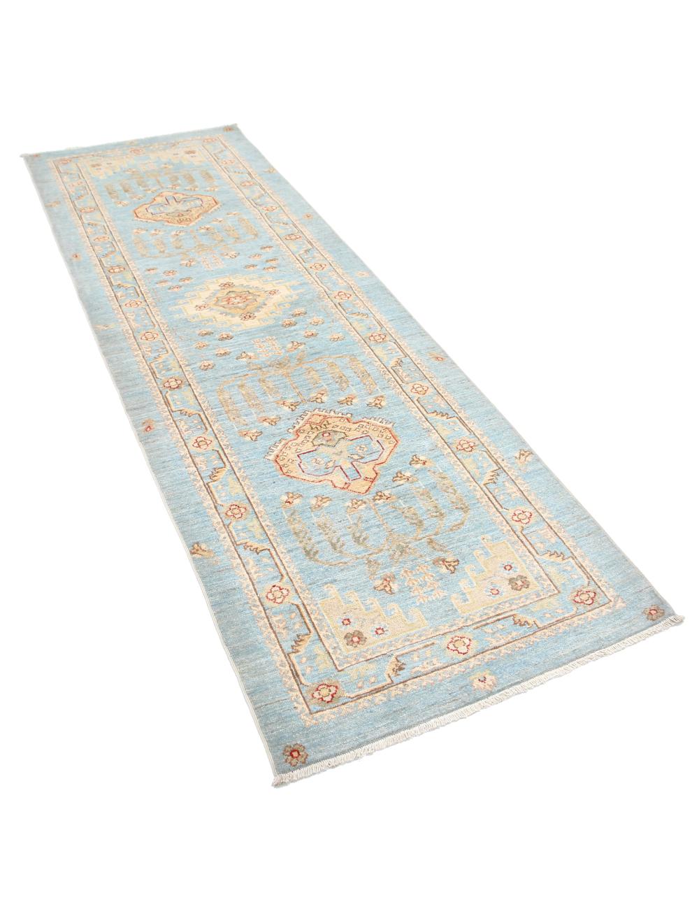 Afghan Ziegler Rug 2' 9" x 8' 2" Hand-Knotted | No. AT12277