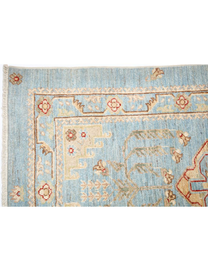 Afghan Ziegler Rug 2' 9" x 8' 2" Hand-Knotted | No. AT12277