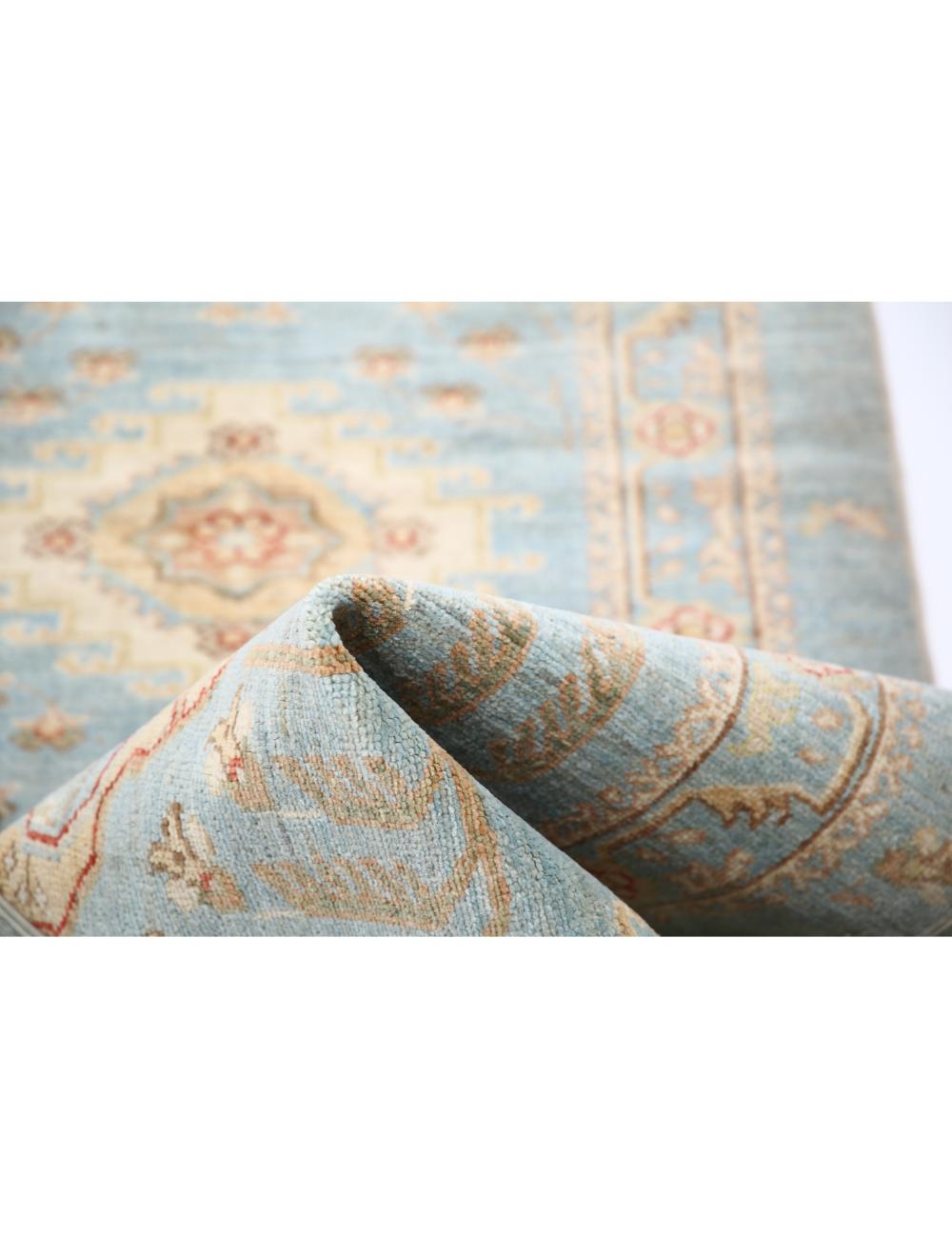 Afghan Ziegler Rug 2' 9" x 8' 2" Hand-Knotted | No. AT12277