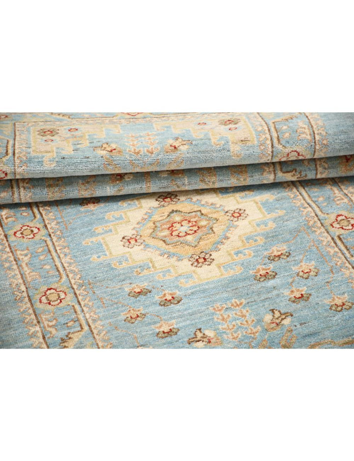 Afghan Ziegler Rug 2' 9" x 8' 2" Hand-Knotted | No. AT12277