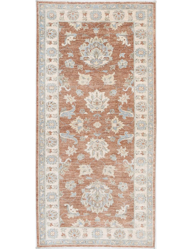 Hand Knotted Ziegler Farhan Wool Rug 2' 6" x 5' 9" - No. AT17261