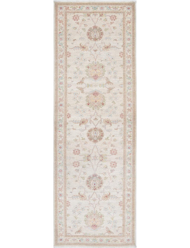 Hand Knotted Ziegler Farhan Wool Rug 2' 8" x 8' 4" - No. AT55425